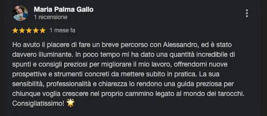 recensione Coach dei Tarocchi Maria Palma Gallo